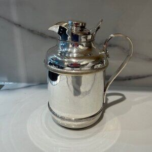 Antique Silver-plated Thermos - Carafe Style